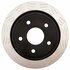 18A1428SD by ACDELCO - Disc Brake Rotor - 5 Lug Holes, Cast Iron, Drum-in-Hat, Slotted, Turned, Rear