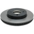 18A1585 by ACDELCO - Disc Brake Rotor - 4 Lug Holes, Cast Iron, Plain, Turned Ground, Vented, Front