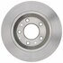 18A1493 by ACDELCO - Disc Brake Rotor - 5 Lug Holes, Cast Iron, Plain, Solid, Turned Ground, Rear