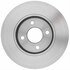 18A1585 by ACDELCO - Disc Brake Rotor - 4 Lug Holes, Cast Iron, Plain, Turned Ground, Vented, Front