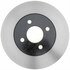 18A1585 by ACDELCO - Disc Brake Rotor - 4 Lug Holes, Cast Iron, Plain, Turned Ground, Vented, Front