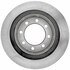 18A1592 by ACDELCO - Disc Brake Rotor - 8 Lug Holes, Drum-in-Hat, Plain, Turned Ground, Rear