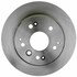 18A1611A by ACDELCO - Disc Brake Rotor - 5 Lug Holes, Cast Iron, Non-Coated, Plain Solid, Rear