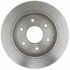 18A1618AC by ACDELCO - Disc Brake Rotor - 6 Lug Holes, Cast Iron, Coated, Plain Solid, Rear