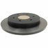 18A1618AC by ACDELCO - Disc Brake Rotor - 6 Lug Holes, Cast Iron, Coated, Plain Solid, Rear