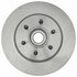 18A1623A by ACDELCO - Disc Brake Rotor and Hub Assembly - 6 Lug Holes, Non-Coated, Plain