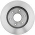 18A1636AC by ACDELCO - Disc Brake Rotor - 6 Lug Holes, Cast Iron, Coated, Plain Vented, Front