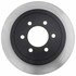 18A1627 by ACDELCO - Disc Brake Rotor - 6 Lug Holes, Cast Iron, Plain, Turned Ground, Vented, Rear