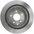 18A1664A by ACDELCO - Disc Brake Rotor - 5 Lug Holes, Cast Iron, Non-Coated, Plain, Vented, Rear