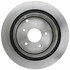 18A1665A by ACDELCO - Disc Brake Rotor - 5 Lug Holes, Cast Iron, Non-Coated, Plain, Vented, Rear