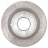 18A1663AC by ACDELCO - Disc Brake Rotor - 5 Lug Holes, Cast Iron, Coated, Plain Solid, Rear