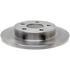 18A1675A by ACDELCO - Disc Brake Rotor - 5 Lug Holes, Cast Iron, Non-Coated, Plain Solid, Rear