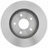 18A1675 by ACDELCO - Disc Brake Rotor - 5 Lug Holes, Cast Iron, Plain, Solid, Turned Ground, Rear