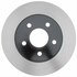 18A1675 by ACDELCO - Disc Brake Rotor - 5 Lug Holes, Cast Iron, Plain, Solid, Turned Ground, Rear