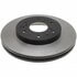 ACDelco 18A1705 Disc Brake Rotor Disc Brake Rotor - 6 Lug Holes, Cast Iron, Plain Turned, Vented, Front