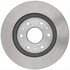 18A1705 by ACDELCO - Disc Brake Rotor - 6 Lug Holes, Cast Iron, Plain Turned, Vented, Front