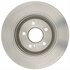 18A1712 by ACDELCO - Disc Brake Rotor - 5 Lug Holes, Cast Iron, Plain, Solid, Turned Ground, Rear