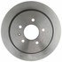 18A1809A by ACDELCO - Disc Brake Rotor - 5 Lug Holes, Cast Iron, Non-Coated, Plain, Vented, Rear