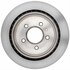 18A1809AC by ACDELCO - Disc Brake Rotor - 5 Lug Holes, Cast Iron, Coated, Plain Vented, Rear
