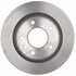 18A201A by ACDELCO - Disc Brake Rotor - 5 Lug Holes, Cast Iron, Non-Coated, Plain Solid, Rear