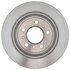 18A2321 by ACDELCO - Disc Brake Rotor - 5 Lug Holes, Cast Iron, Plain Solid, Turned, Rear