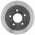 18A2321 by ACDELCO - Disc Brake Rotor - 5 Lug Holes, Cast Iron, Plain Solid, Turned, Rear