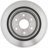 18A2332 by ACDELCO - Disc Brake Rotor - 6 Lug Holes, Cast Iron, Plain Turned, Vented, Rear