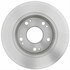 18A2331AC by ACDELCO - Disc Brake Rotor - 5 Lug Holes, Cast Iron, Coated, Plain Solid, Rear