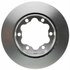 18A2341 by ACDELCO - Disc Brake Rotor - 6 Lug Holes, Cast Iron, Plain Turned, Vented, Rear