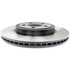 ACDelco 18A2343 Disc Brake Rotor Disc Brake Rotor - 5 Lug Holes, Cast Iron, Painted, Plain Vented, Front
