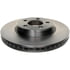 18A2342A by ACDELCO - Disc Brake Rotor - 5 Lug Holes, Cast Iron, Non-Coated, Plain, Vented, Front