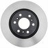 18A2349 by ACDELCO - Disc Brake Rotor - 6 Lug Holes, Cast Iron, Plain, Turned Ground, Vented, Front