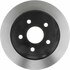 18A2363 by ACDELCO - Disc Brake Rotor - 5 Lug Holes, Cast Iron, Plain, Solid, Turned Ground, Rear