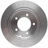 18A2418 by ACDELCO - Disc Brake Rotor - 5 Lug Holes, Cast Iron, Painted, Plain Solid, Rear