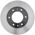 18A2421 by ACDELCO - Disc Brake Rotor - 6 Lug Holes, Cast Iron, Painted, Plain Vented, Front