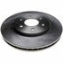 18A2434A by ACDELCO - Disc Brake Rotor - 6 Lug Holes, Cast Iron, Non-Coated, Plain, Vented, Front
