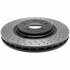 18A2438 by ACDELCO - Disc Brake Rotor - 5 Lug Holes, Cast Iron, Plain Turned, Vented, Front