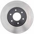 18A2457 by ACDELCO - Disc Brake Rotor - 6 Lug Holes, Cast Iron, Plain Turned, Vented, Front