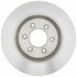 18A2461 by ACDELCO - Disc Brake Rotor - 6 Lug Holes, Cast Iron, Plain Turned, Vented, Front