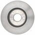 18A2458 by ACDELCO - Disc Brake Rotor - 5 Lug Holes, Cast Iron, Painted, Plain Solid, Front