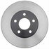 18A2458 by ACDELCO - Disc Brake Rotor - 5 Lug Holes, Cast Iron, Painted, Plain Solid, Front