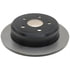 ACDelco 18A2465 Disc Brake Rotor Disc Brake Rotor - 5 Lug Holes, Cast Iron, Painted, Plain Solid, Rear