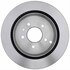 18A2472 by ACDELCO - Disc Brake Rotor - 5 Lug Holes, Cast Iron, Plain, Turned Ground, Vented, Rear
