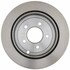 18A2474A by ACDELCO - Disc Brake Rotor - 5 Lug Holes, Cast Iron, Non-Coated, Plain, Vented, Rear