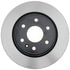 18A2497A by ACDELCO - Disc Brake Rotor - 6 Lug Holes, Cast Iron, Non-Coated, Plain, Vented, Front