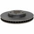 18A2507A by ACDELCO - Disc Brake Rotor - 5 Lug Holes, Cast Iron, Non-Coated, Plain, Vented, Front