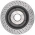 18A2535 by ACDELCO - Disc Brake Rotor - 5 Lug Holes, Cast Iron, Plain Turned, Vented, Front