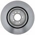 18A2538 by ACDELCO - Disc Brake Rotor - 5 Lug Holes, Cast Iron, Plain Turned, Vented, Front