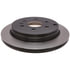 18A2543 by ACDELCO - Disc Brake Rotor - 6 Lug Holes, Cast Iron, Painted, Plain Vented, Rear