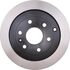 18A2543 by ACDELCO - Disc Brake Rotor - 6 Lug Holes, Cast Iron, Painted, Plain Vented, Rear